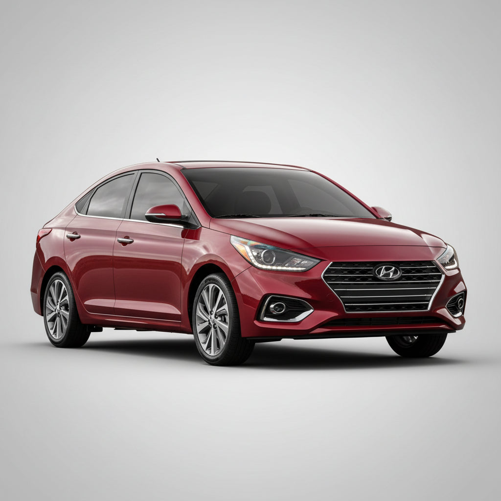 Covorase Auto Hyundai Accent V (HC/YC: 2017–2022)-Cauciuc Tip Tavita-Silver