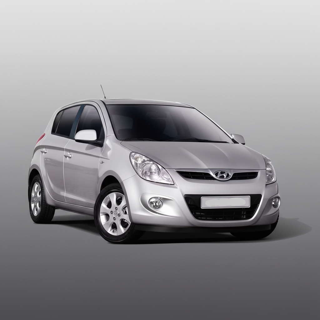 Covorase Auto Hyundai i20 2008-2012 - Tavita Cauciuc-Black