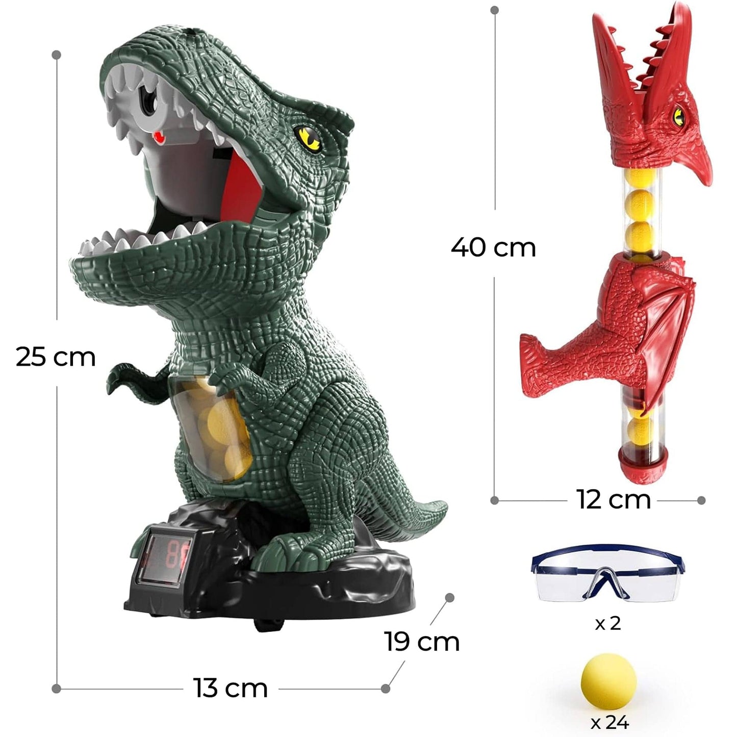 Jucarie interactiva tragere la tinta Dinozaur Timebox, 2 Pusti