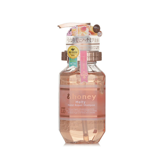 &honey Melty Moist Repair Shampoo – Șampon Reparator cu Miere de Trandafiri, 440 ml