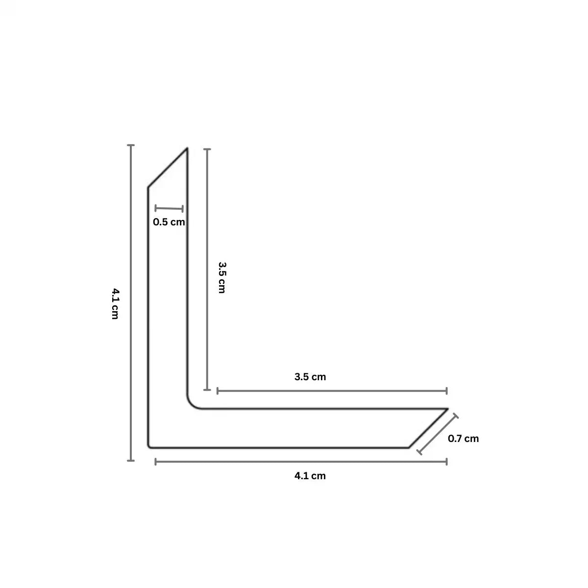 Cornier Perimetral, exterior, din compozit WPC ,cu strat coextrudat protector Naimeed D7512, Dimensiuni 280X4.1X4.1cm, Caramiziu