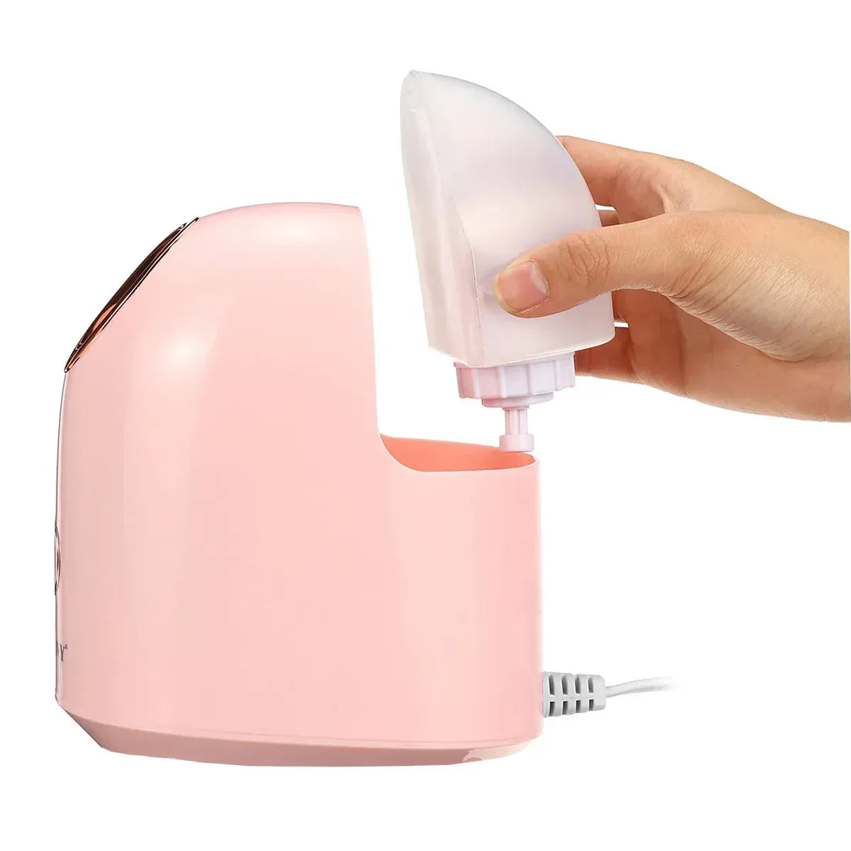 Sauna faciala cu ionizare Sokany SK-6880, 280W, deschidere pori, curatarea fetei, pulverizator aburi, Roz