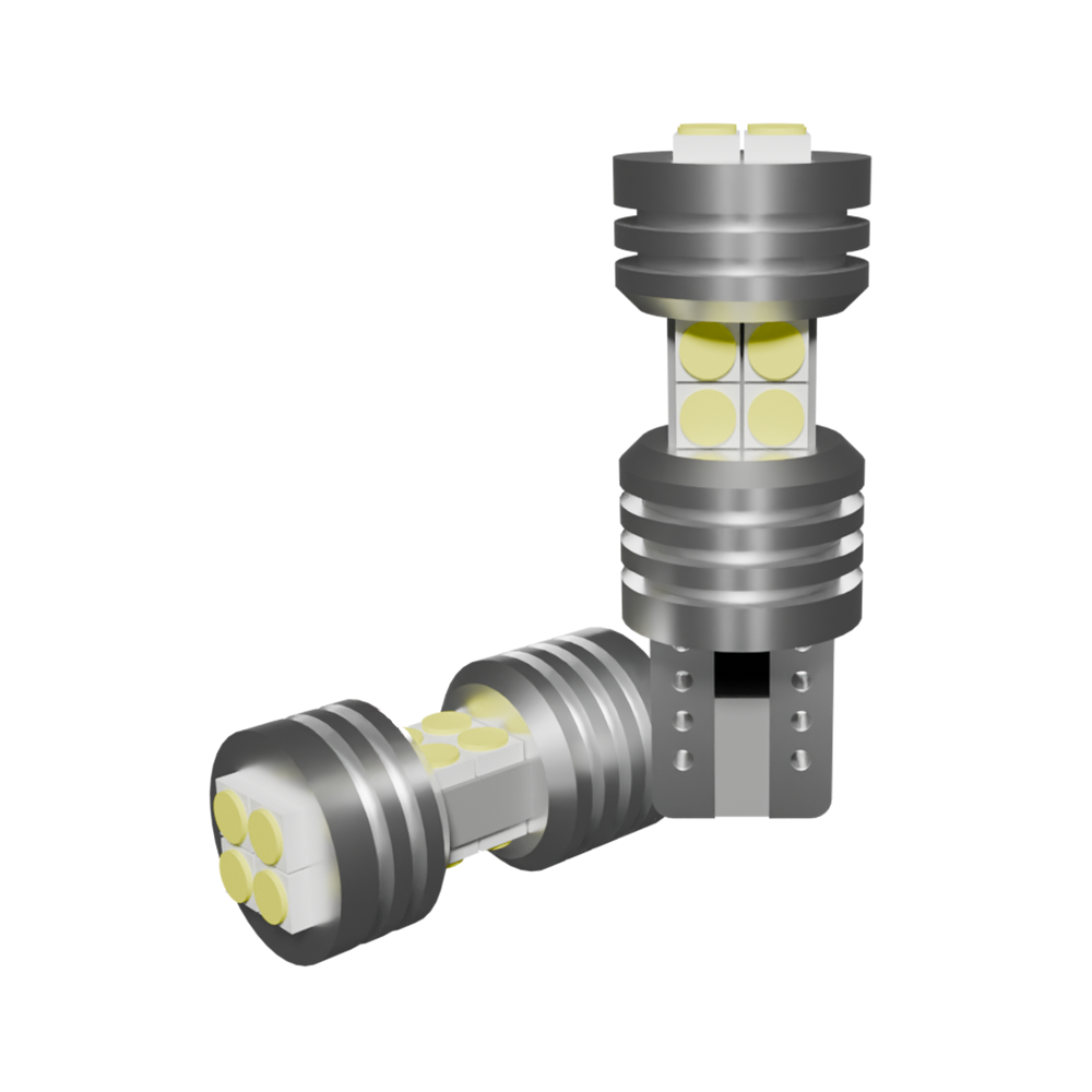 Set 2 x bec LED T10 W5W LUSMAR™ 900 lm Canbus - fara eroare - off-road