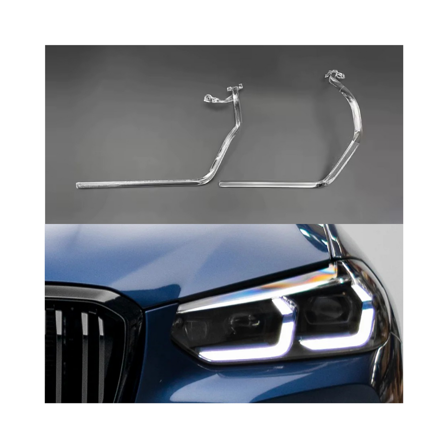Set fibra optica reparatie DRL BMW X3 G01 X4 G02 2020 - 2023 Facelift