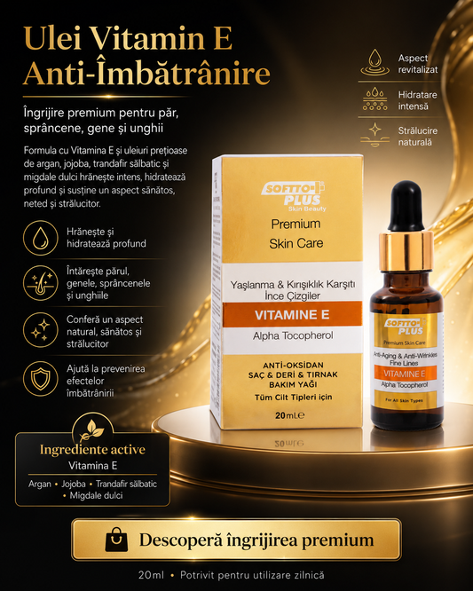 Ulei Vitamin E Anti-Îmbătrânire - 20ml