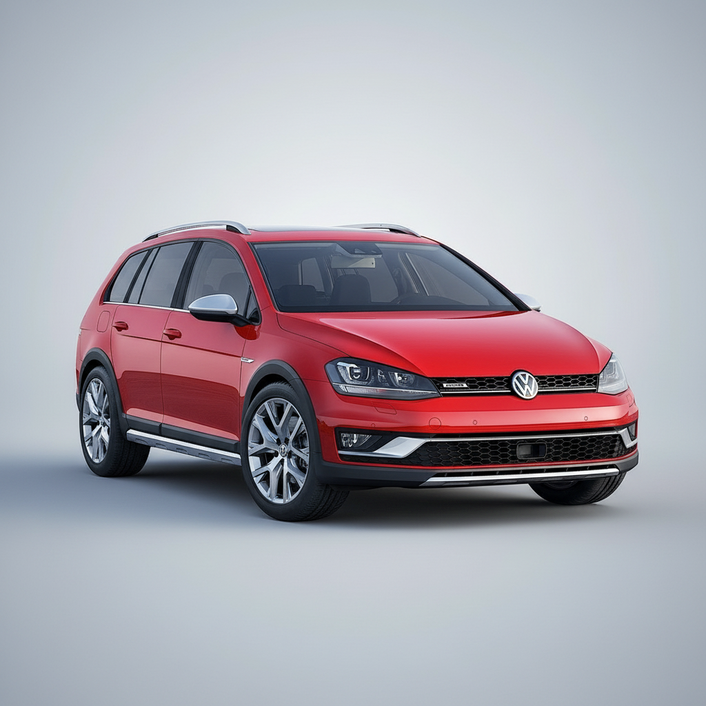 Covorase Tip Tavita Compatibile Volkswagen Golf (VII Alltrack, BA5, BV5) 2014-2017 , Negru