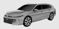 Covorase Auto TeamCar® Tip Tavita Compatibile Volkswagen Passat B9 Variant (2024–2025)