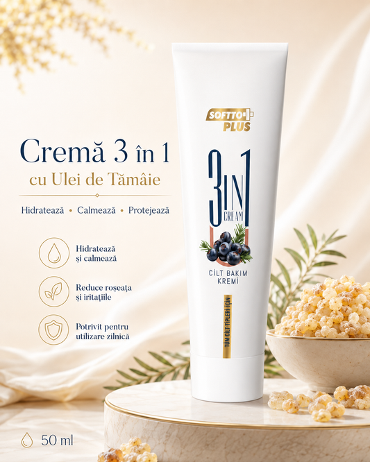 Cremă 3 în 1 cu Ulei de Tămâie - 50ml