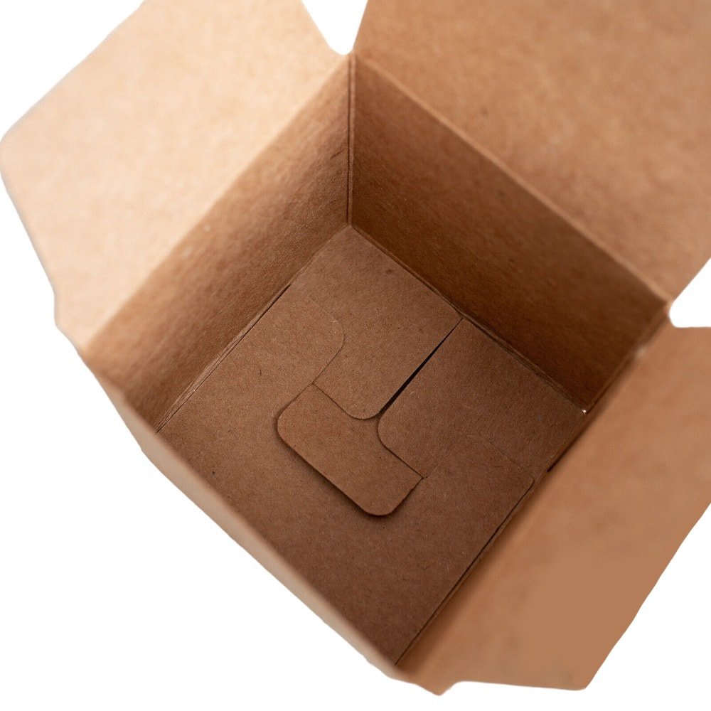 Cutie pătrată din carton kraft