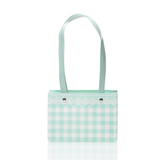 Cutii cu mâner model picnic - turcoaz (set 4 buc)