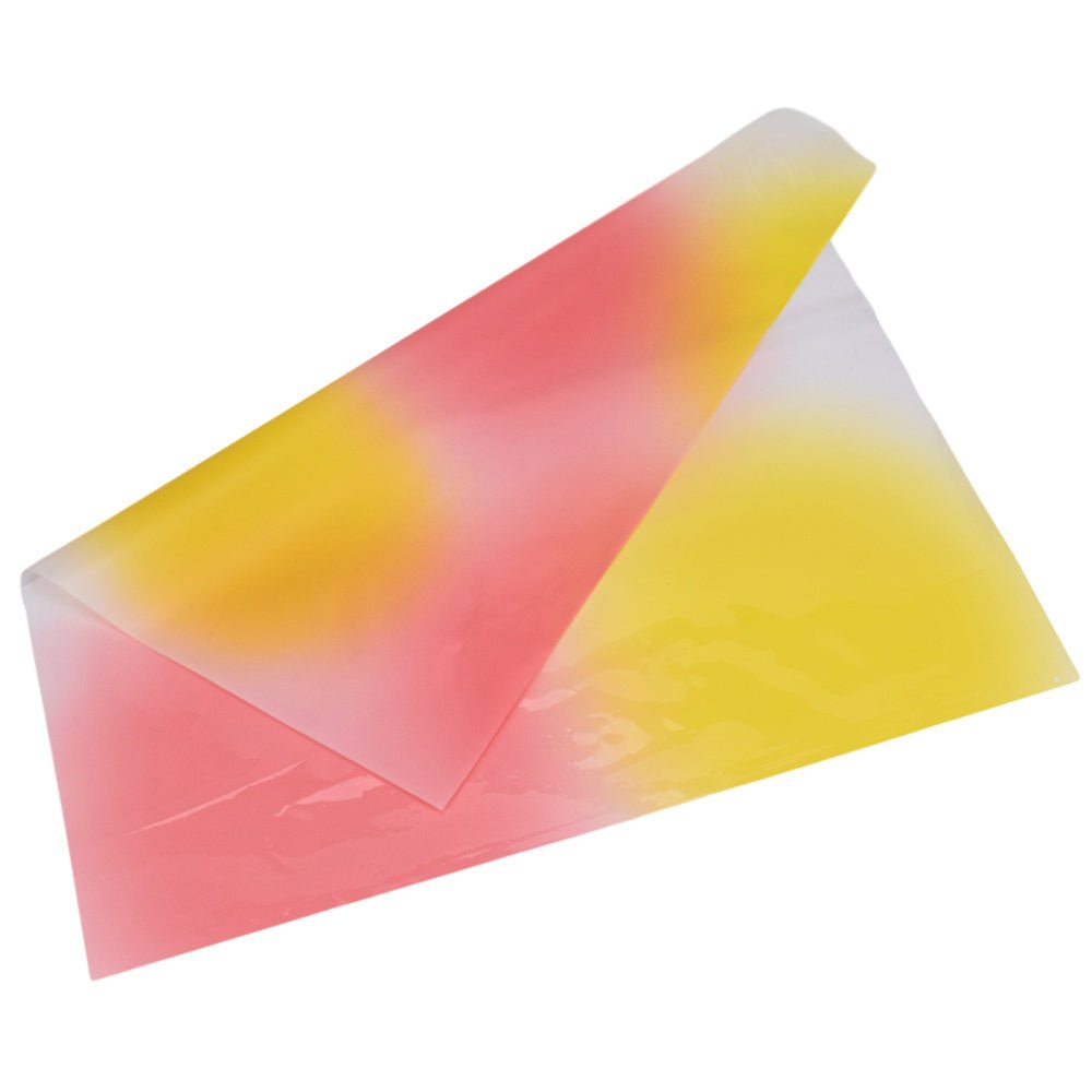 Foi de ambalat decorative din plastic - roșu (set 20 buc) 58x58cm