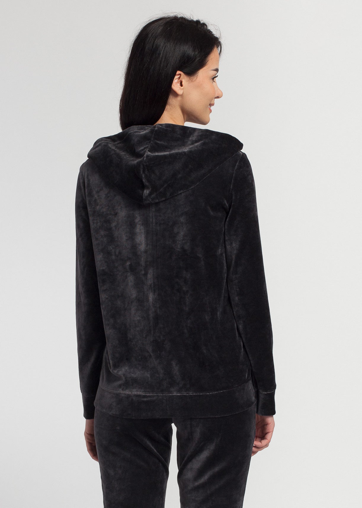 Hanorac Damă Velvet Negru