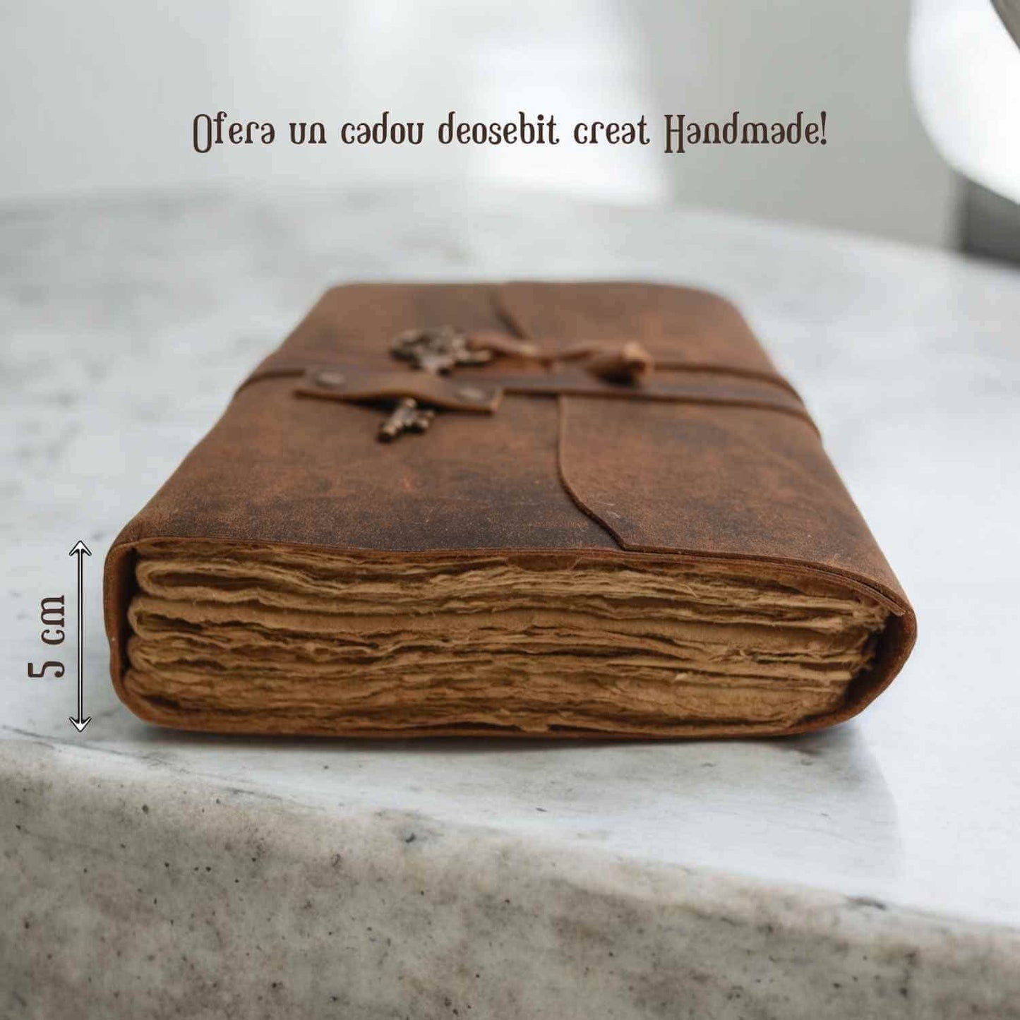 Jurnal Vintage incuietoare cheie inima -Eleganta si Intimitate