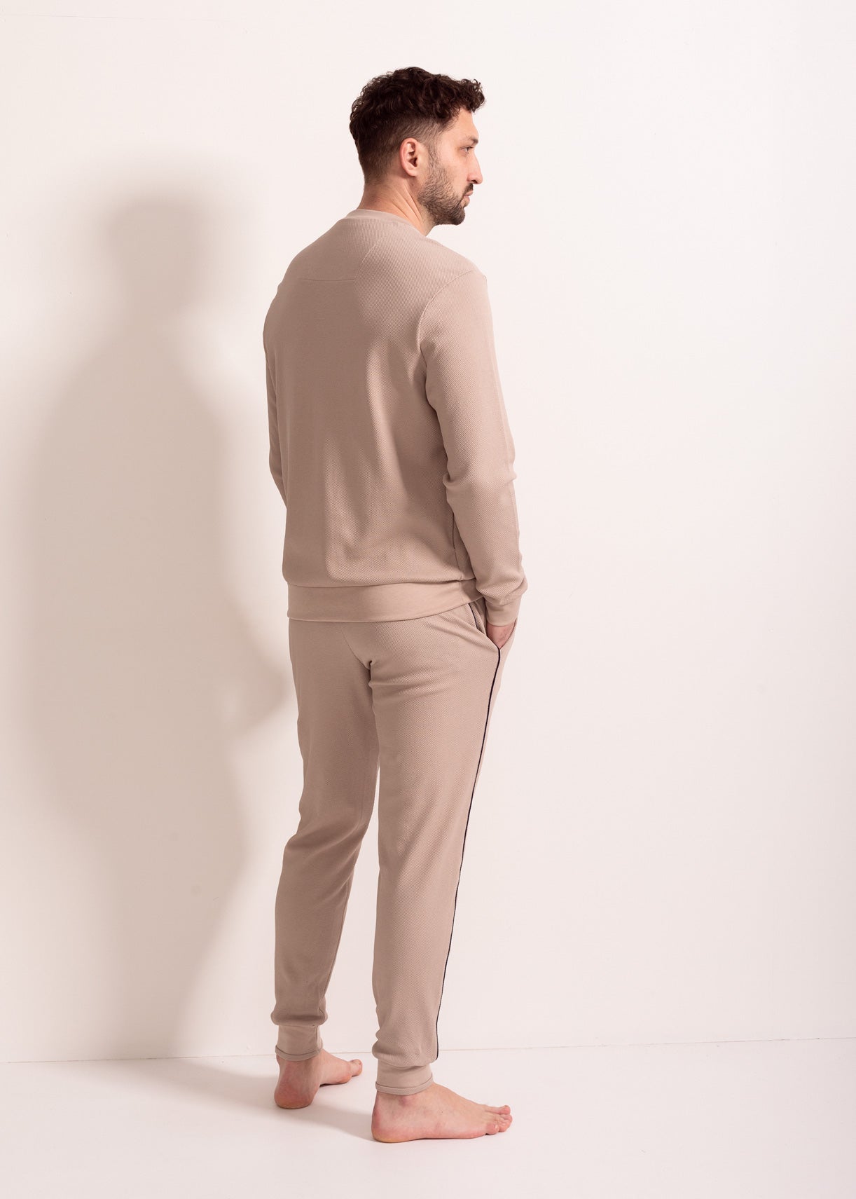 Pantaloni Bărbați Pique Mood Eucalipt
