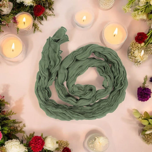 Pânză textil decorativă pentru masă 90x180cm - verde deschis