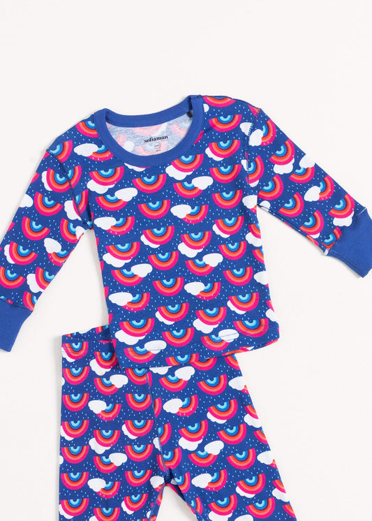 Pijama Baby Rainbow Bumbac