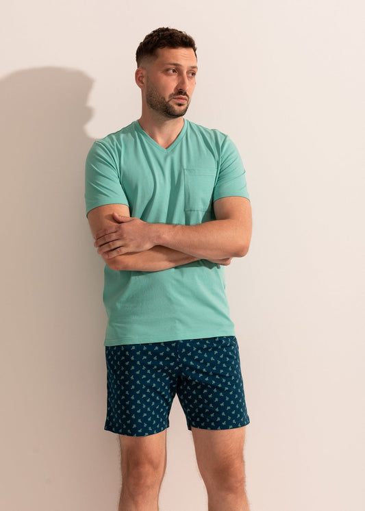 Pijama Bărbați Abel Bumbac TWIN