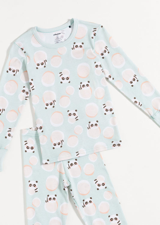 Pijama Copii Panda Bumbac