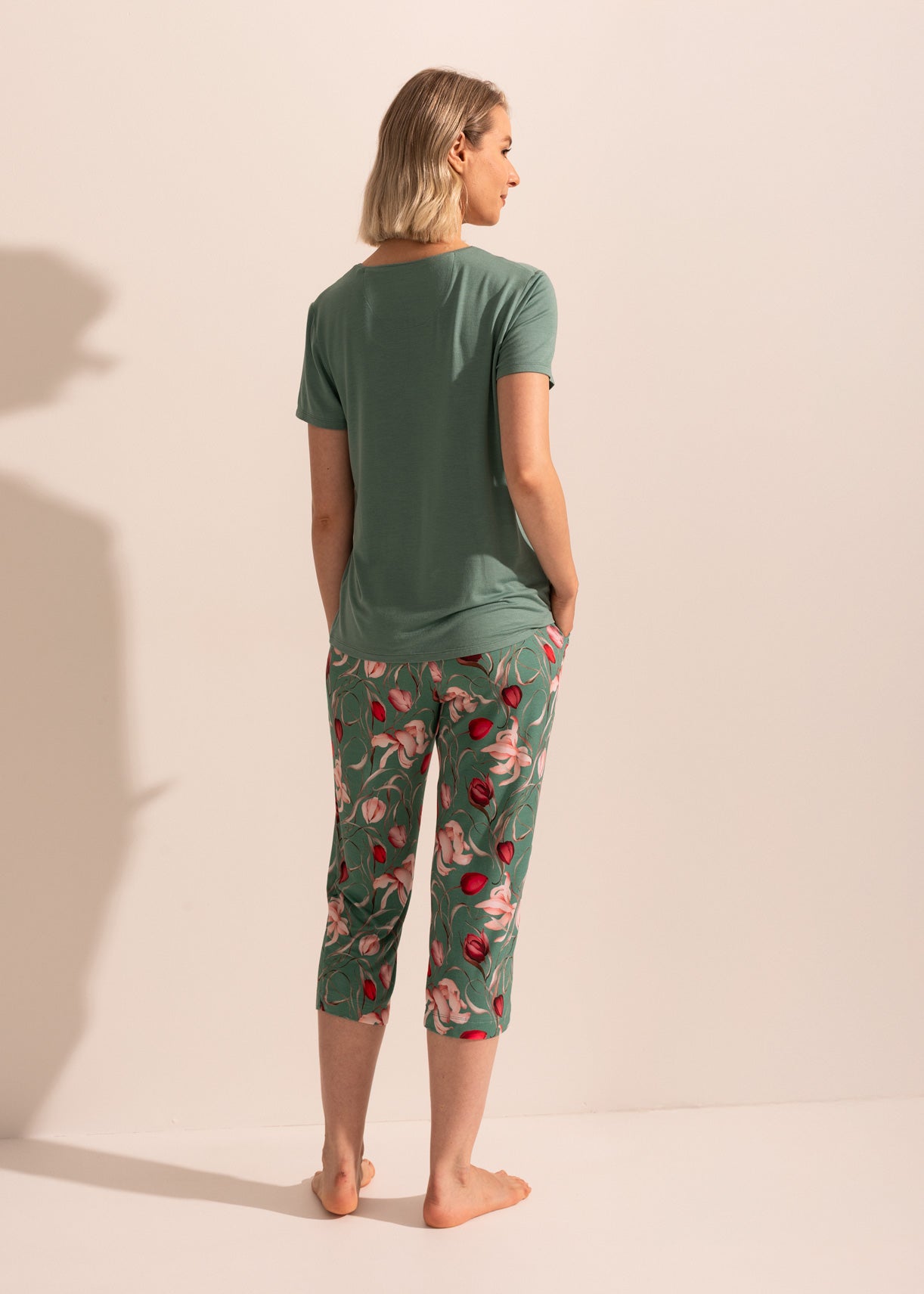 Pijama Damă Flora Modal