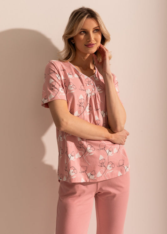 Pijama Damă Malena Bumbac TWIN