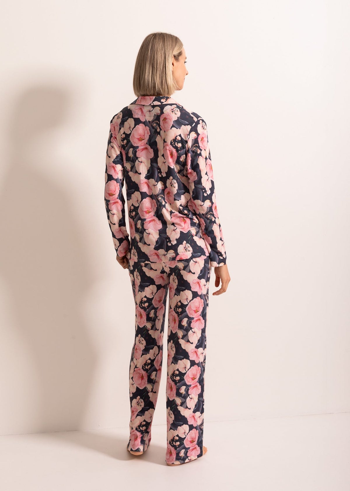 Pijama Rever Damă Flora Modal