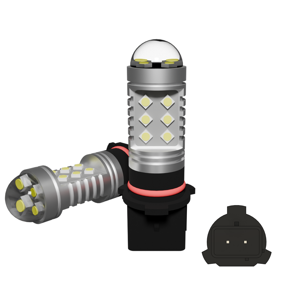 Set 2 x bec LED PS13W LUSMAR™ Canbus - fără eroare - off-road