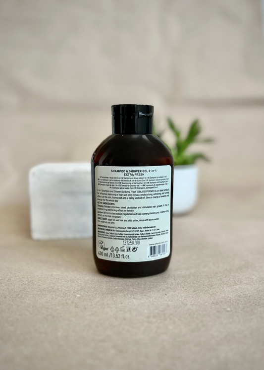 Șampon-Gel Duș 2 în 1 Extra Fresh