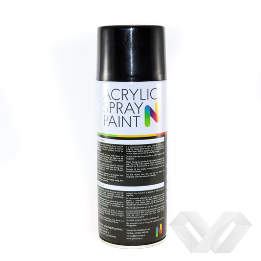 Spray vopsea auto negru lucios Noxaro, 450 ml