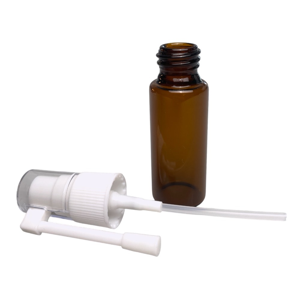 Sticluță ambră reutilizabilă cu pompă pentru gât