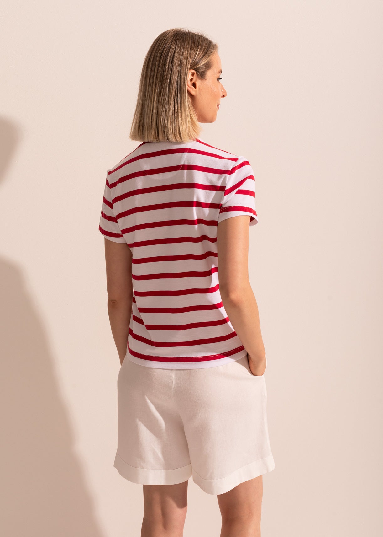 Tricou Damă Simple Stripe