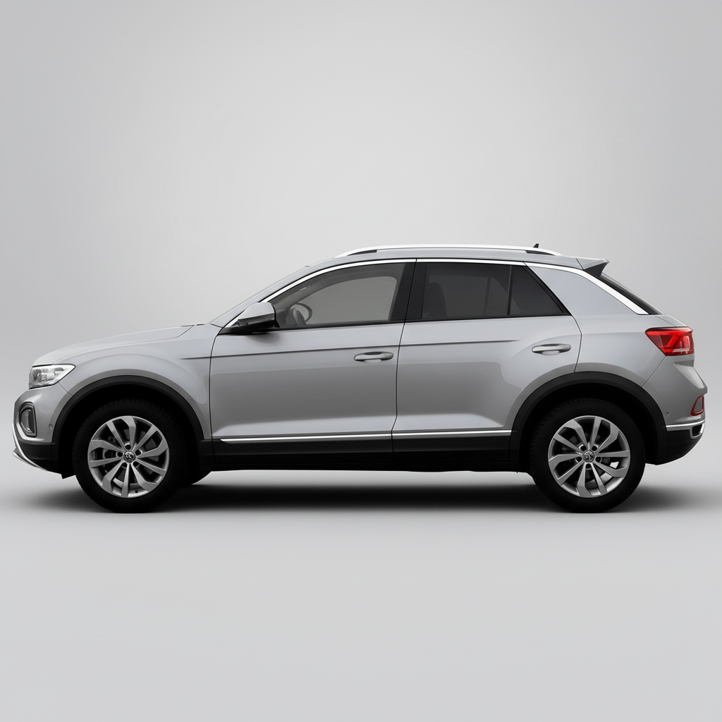 Covorașe Auto Tip Tăviță Compatibile Volkswagen T-Roc I (2017-2021) - Red