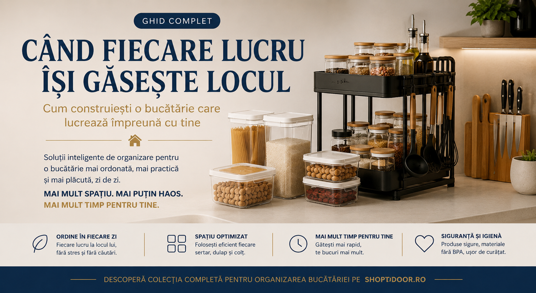Când fiecare lucru își găsește locul — Cum construiești o bucătărie care lucrează împreună cu tine