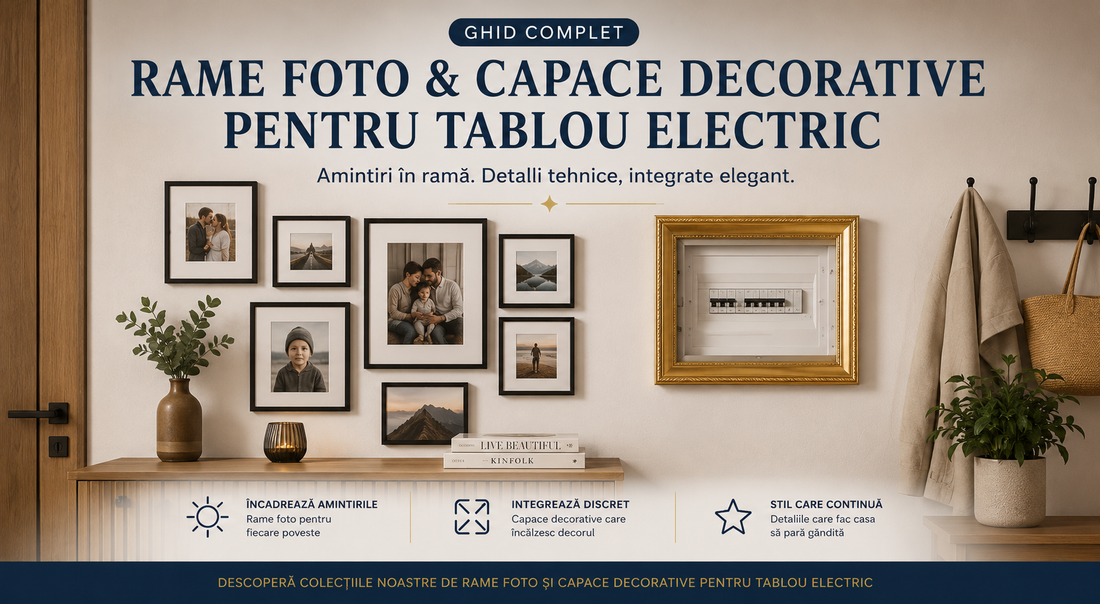 Pereți care spun o poveste : Rame Foto și Capace Decorative