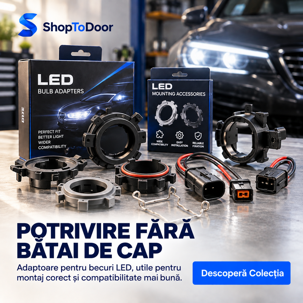 Adaptoare pentru Becuri LED - ShopToDoor