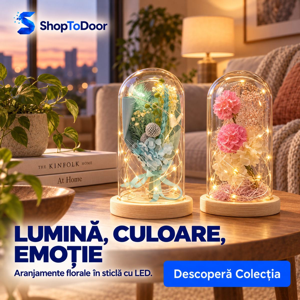 Aranjamente Florale în Sticlă – ShopToDoor
