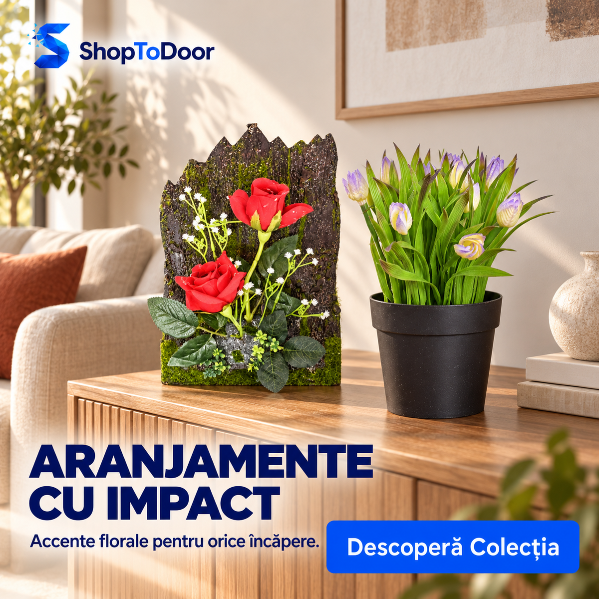 Aranjamente din Flori Artificiale – ShopToDoor