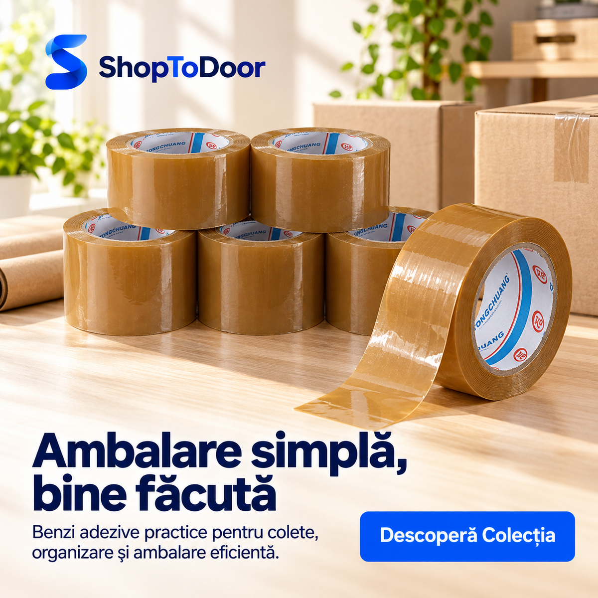 Benzi adezive și ambalare - ShopToDoor