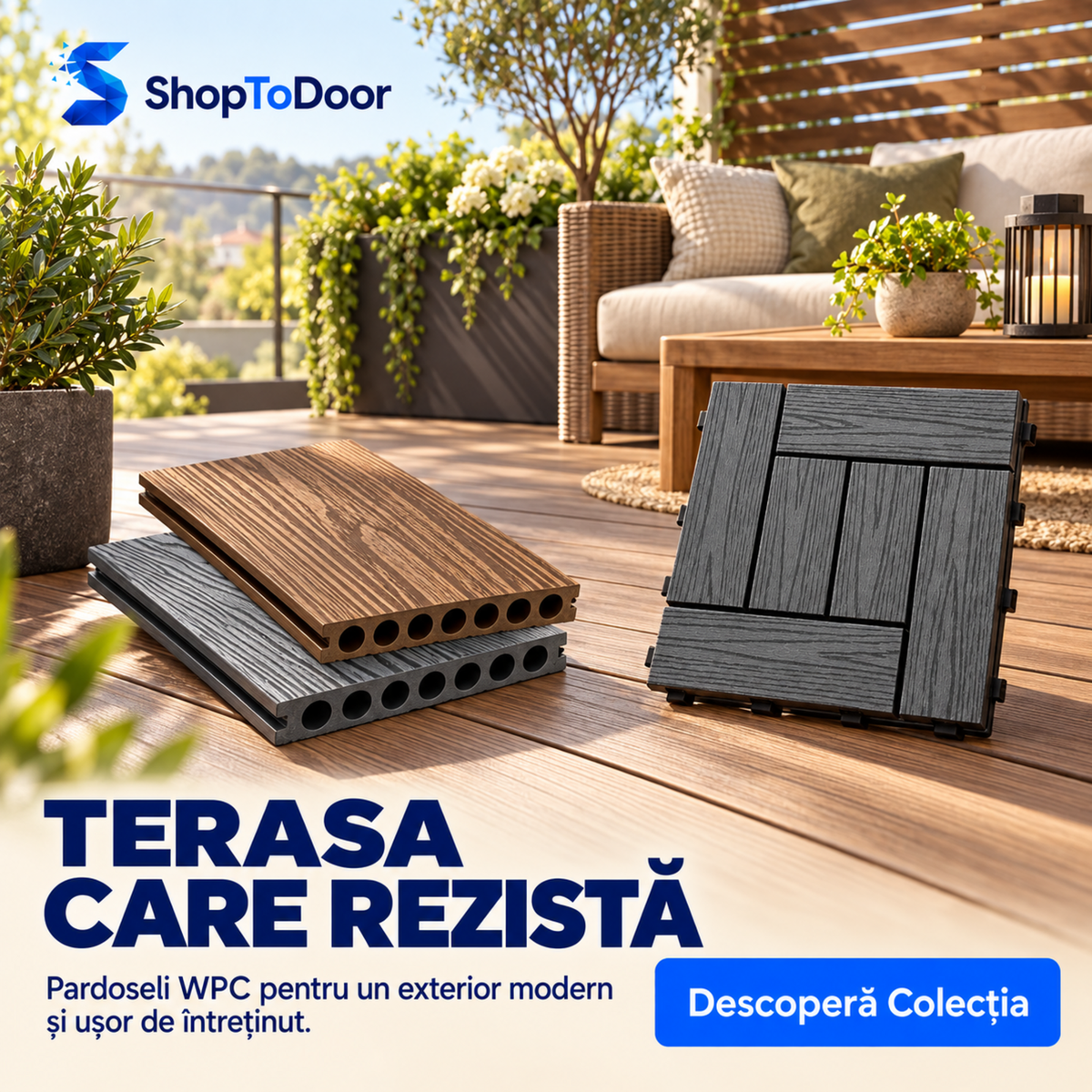Deck & Pardoseli WPC – Terasa care rezistă
