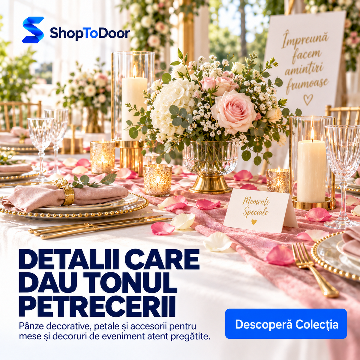 Decor pentru Masă & Evenimente - ShopToDoor