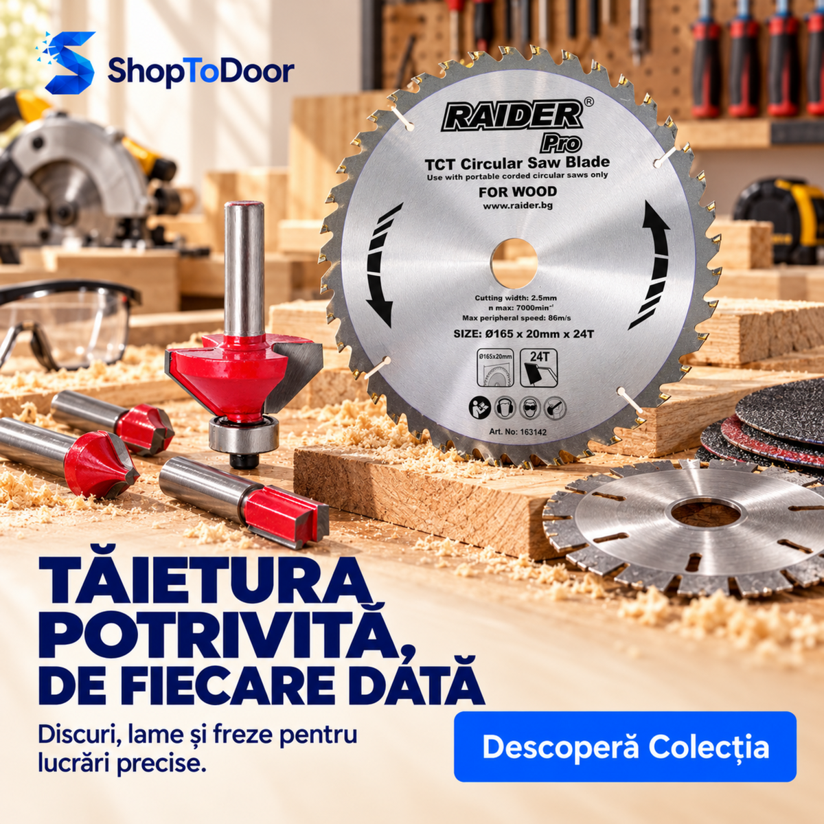 Discuri, Lame & Freze – Tăietura potrivită, de fiecare dată