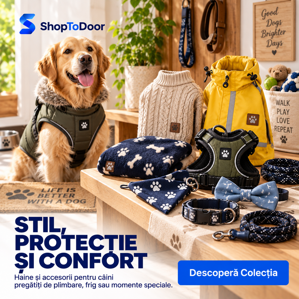 Haine & Accesorii Câini - ShopToDoor