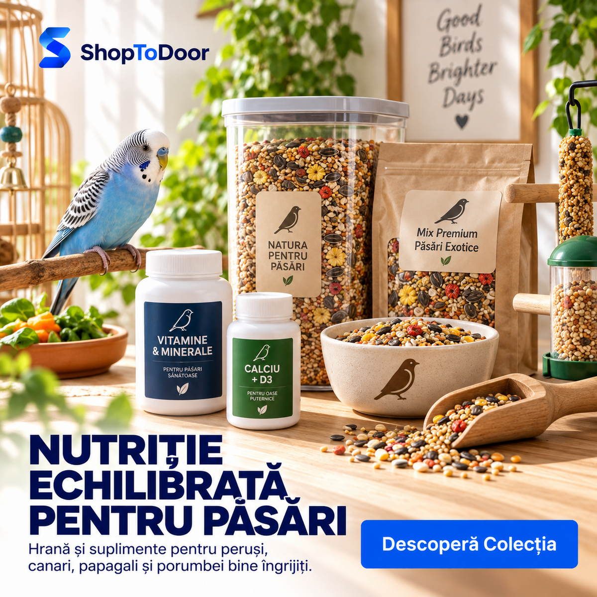 Hrană & Suplimente Păsări - ShopToDoor