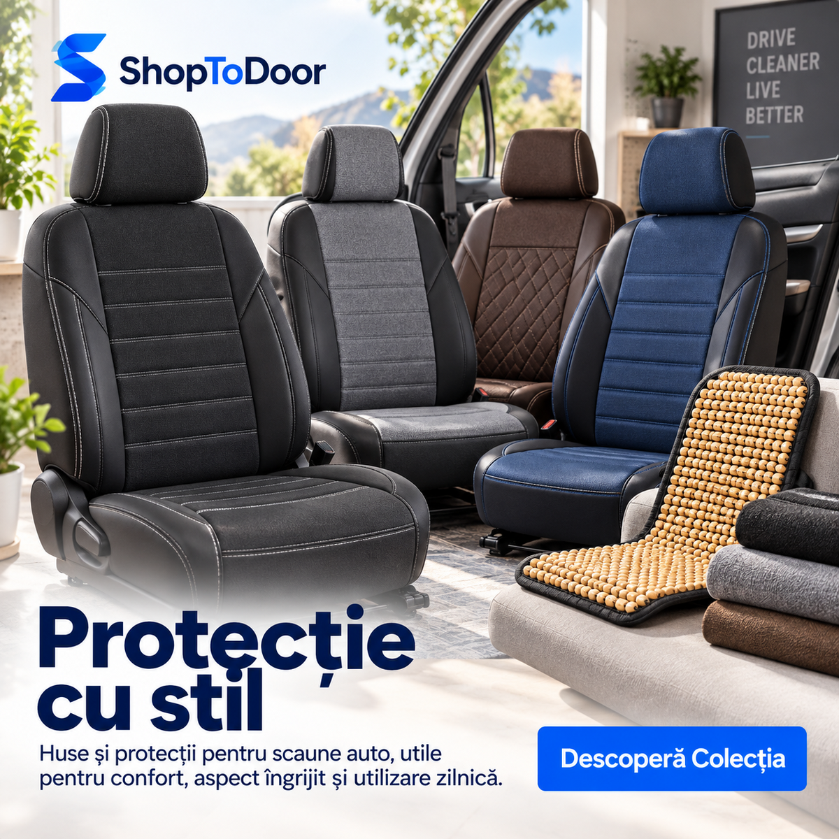 Huse & Protecție Scaune Auto - ShopToDoor
