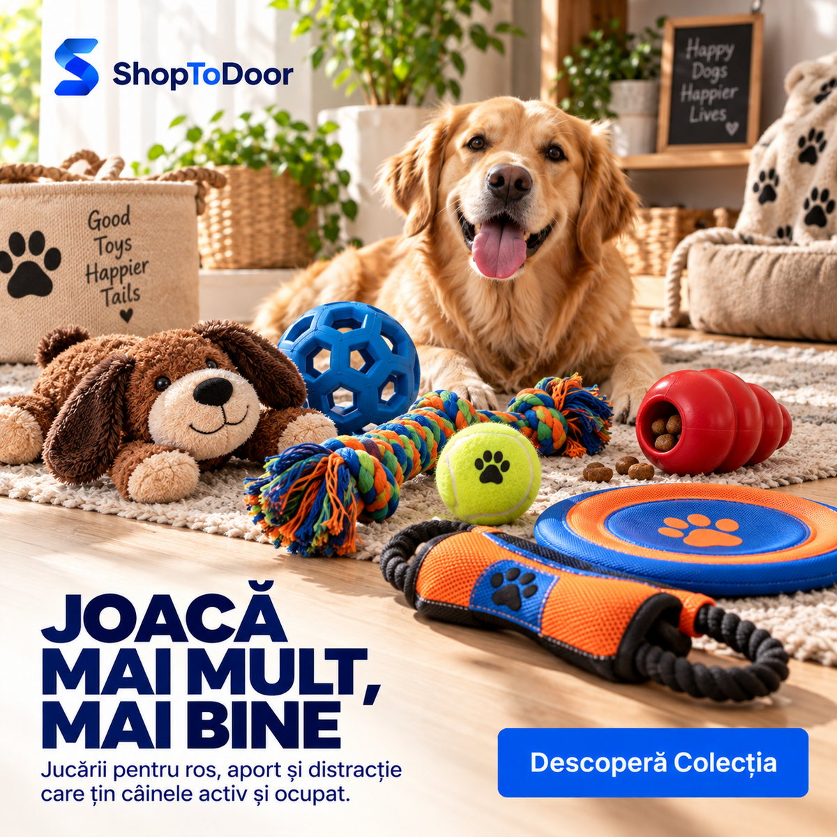 Jucării pentru Câini - ShopToDoor