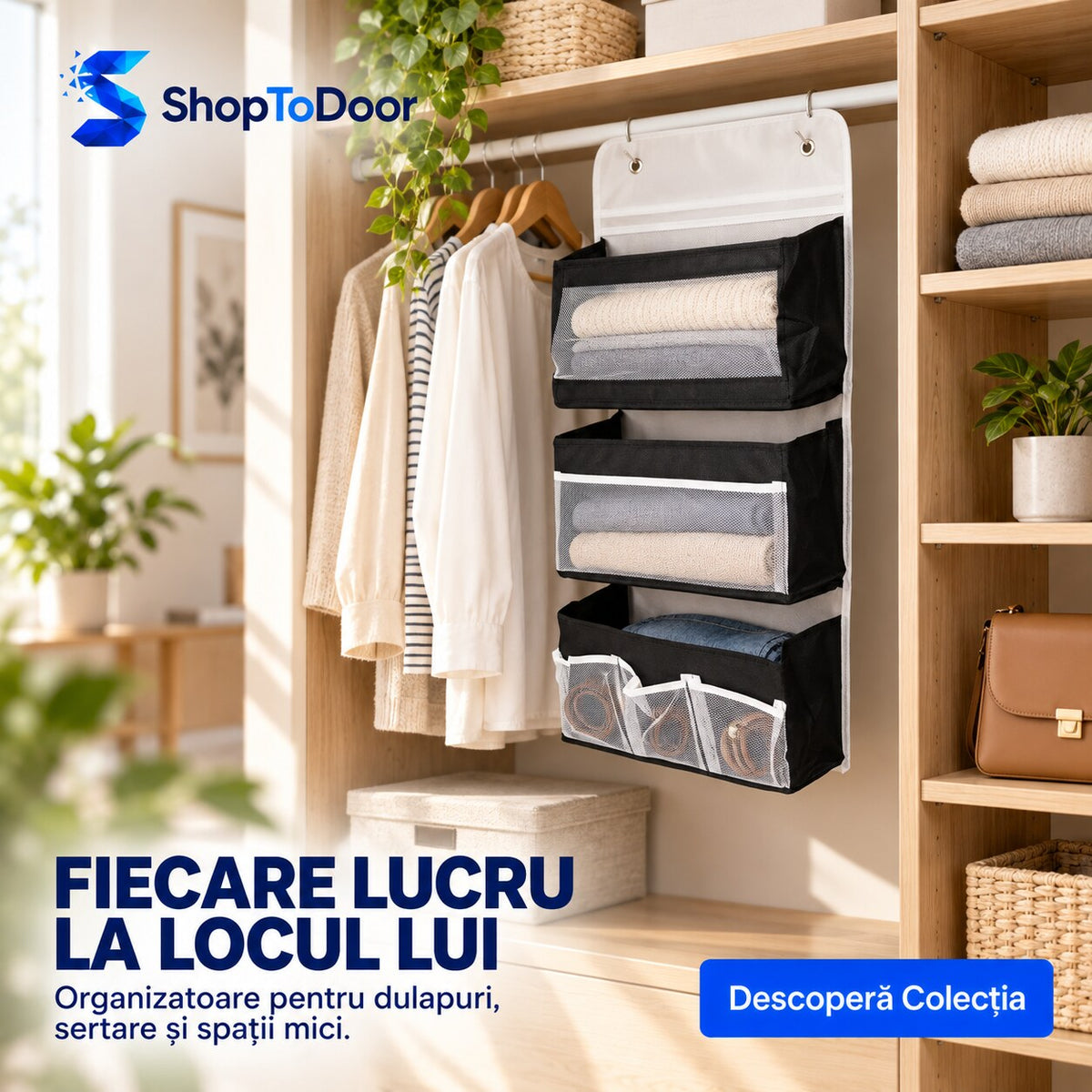 Card ShopToDoor – Organizatoare Dulap și Sertare
