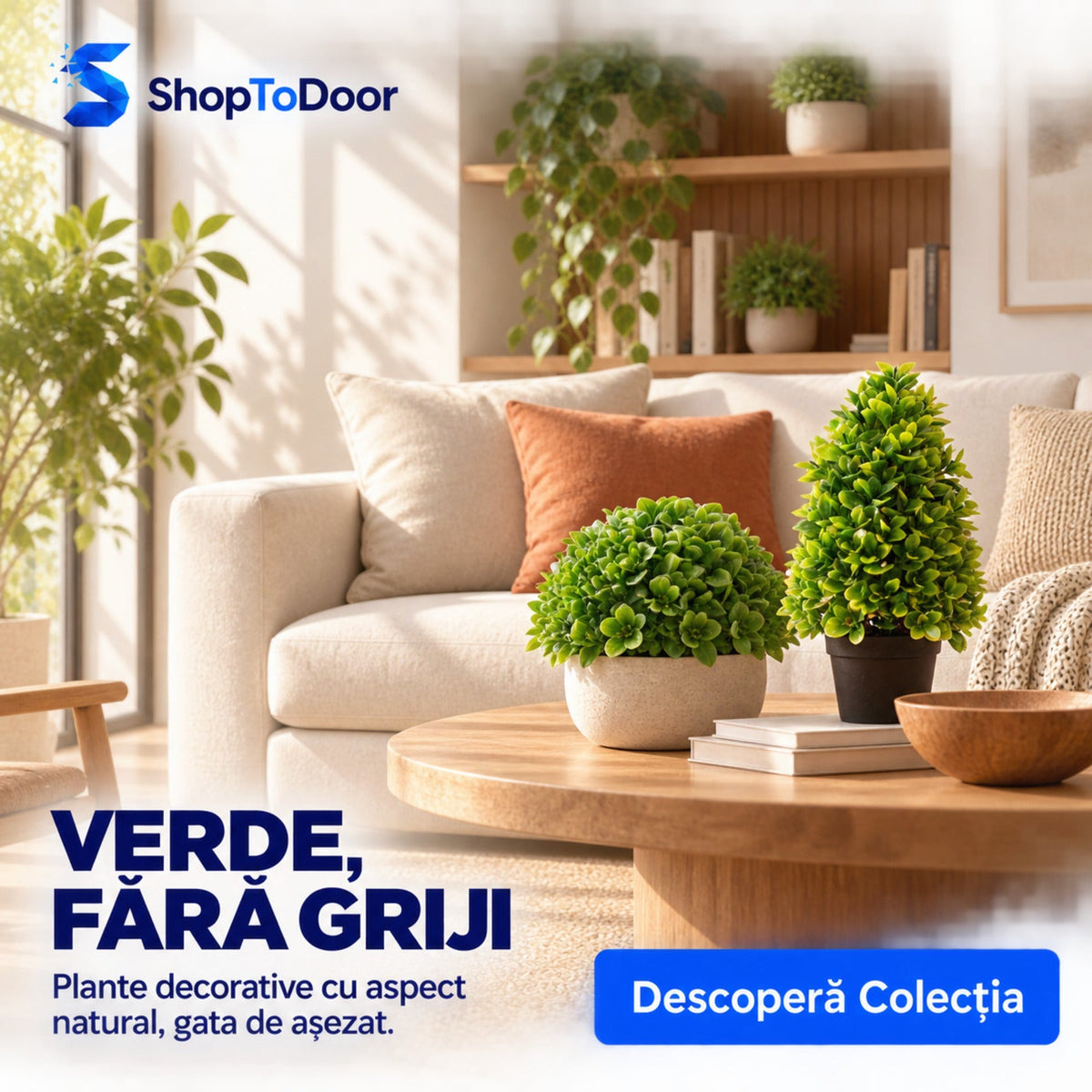Card colecție Plante Artificiale cu Ghiveci