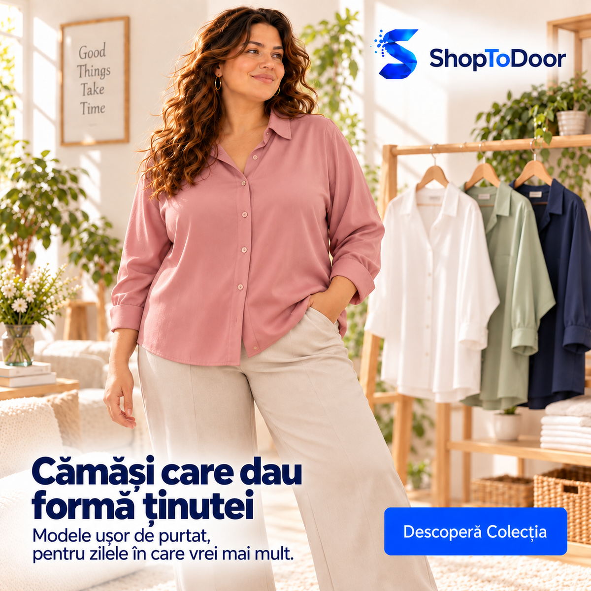 Card colecție Cămăși Plus Size