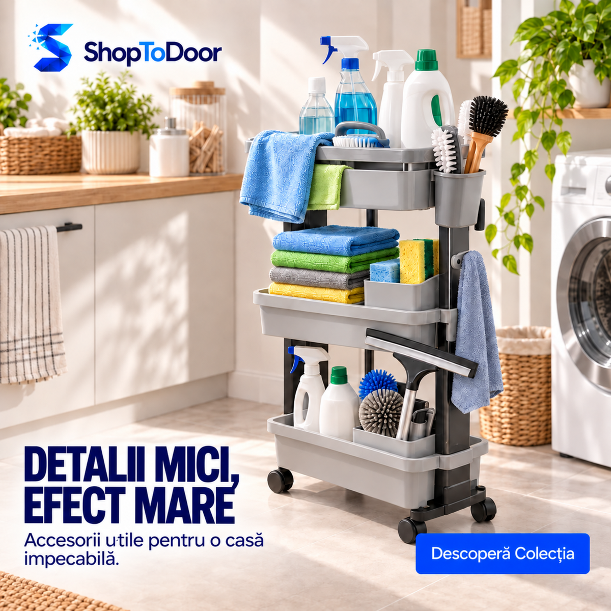 Produse și accesorii pentru curățenie ShopToDoor