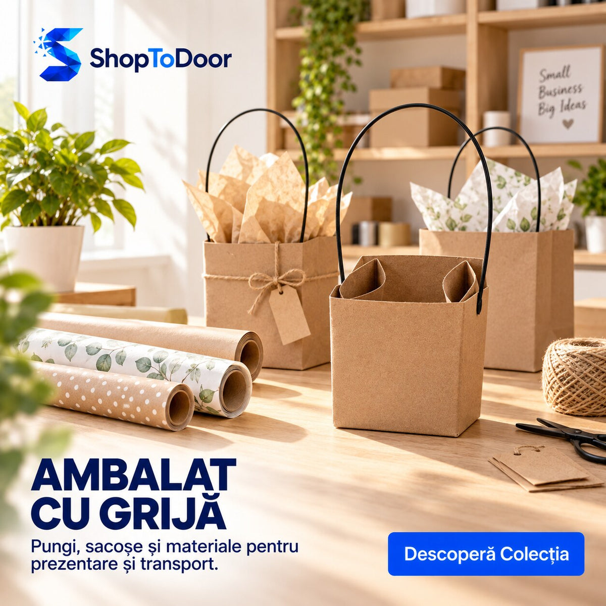 Card ShopToDoor – Pungi, Sacoșe și Ambalaje