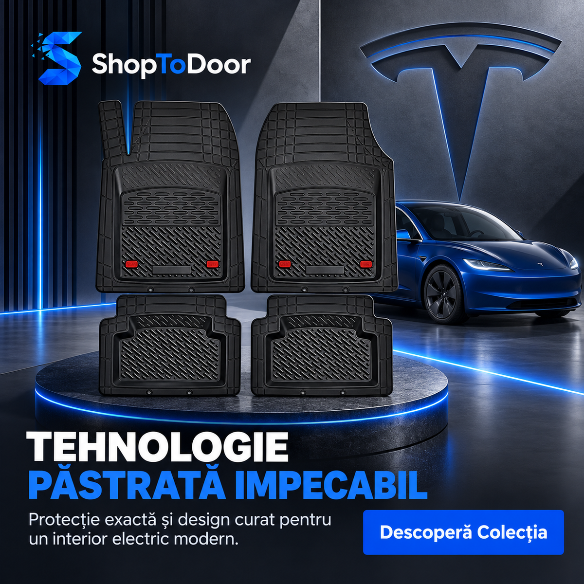 Covorașe auto Tesla | ShopToDoor